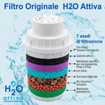 3X Filtri Originali a 7 Fasi per Caraffa H20 Attiva | Pacchetto Convenienza 180 giorni di Acqua Filtrata e Attiva Thumbnail
