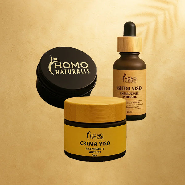 Kit Cura della Pelle | Deodorante in Crema + Siero Viso + Crema Viso