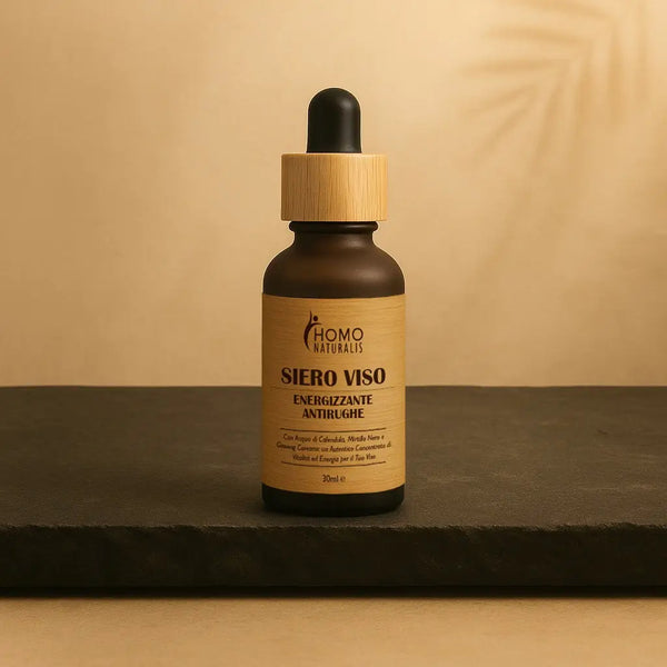 Siero Viso Uomo - Energizzante Antirughe Naturale